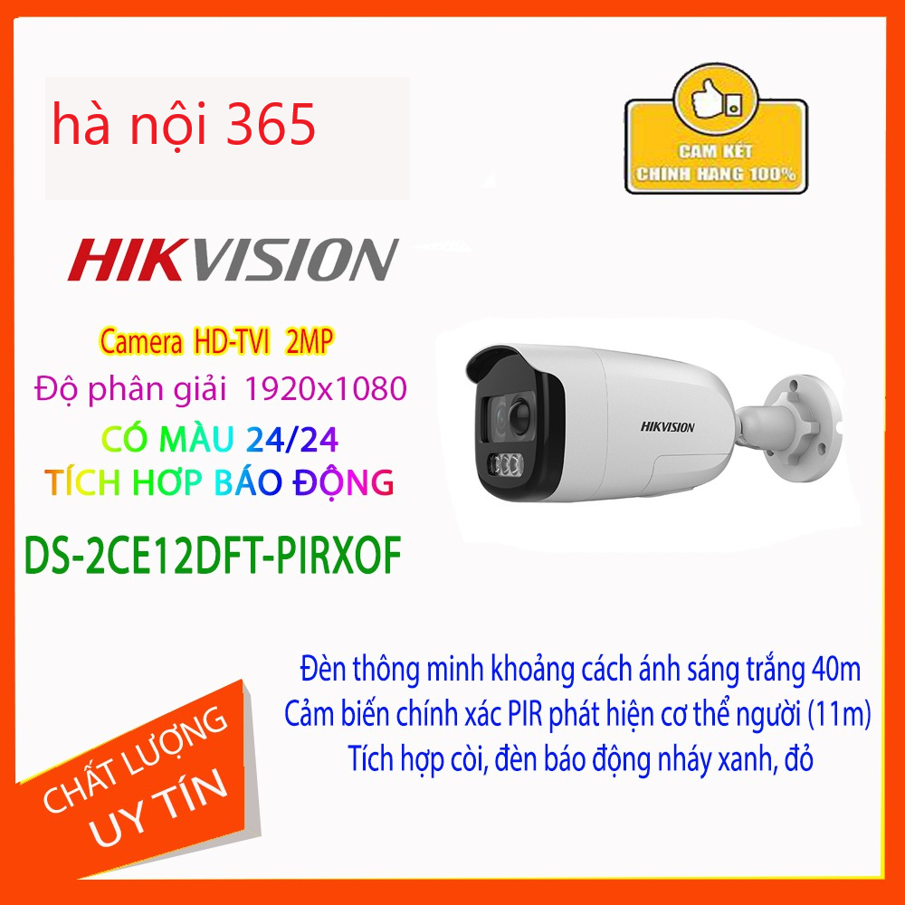 Bán Camera Hikvision DS-2CE12DFT-PIRXOF rẻ nhất Hà Nội